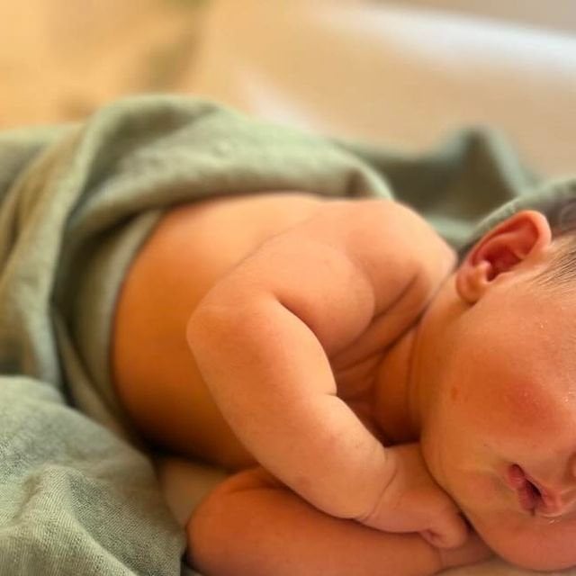 Amanda welcomes baby Mila to the world