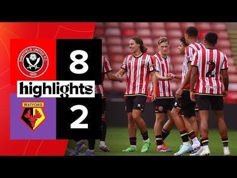 Sheffield United U21 v Watford U21 finished 8-2… Our academy looks quality