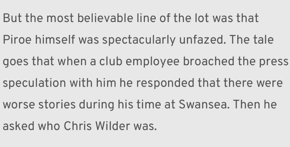 Joel Piroe's thoughts on the Sheffield press trying to link him to Sheff Utd, as part of a Leeds deal for Gus Hamer