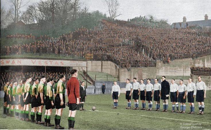The Nest, Norwichs stadium from 1908 to 1935. Not sure it would pass health and safety checks these days..
