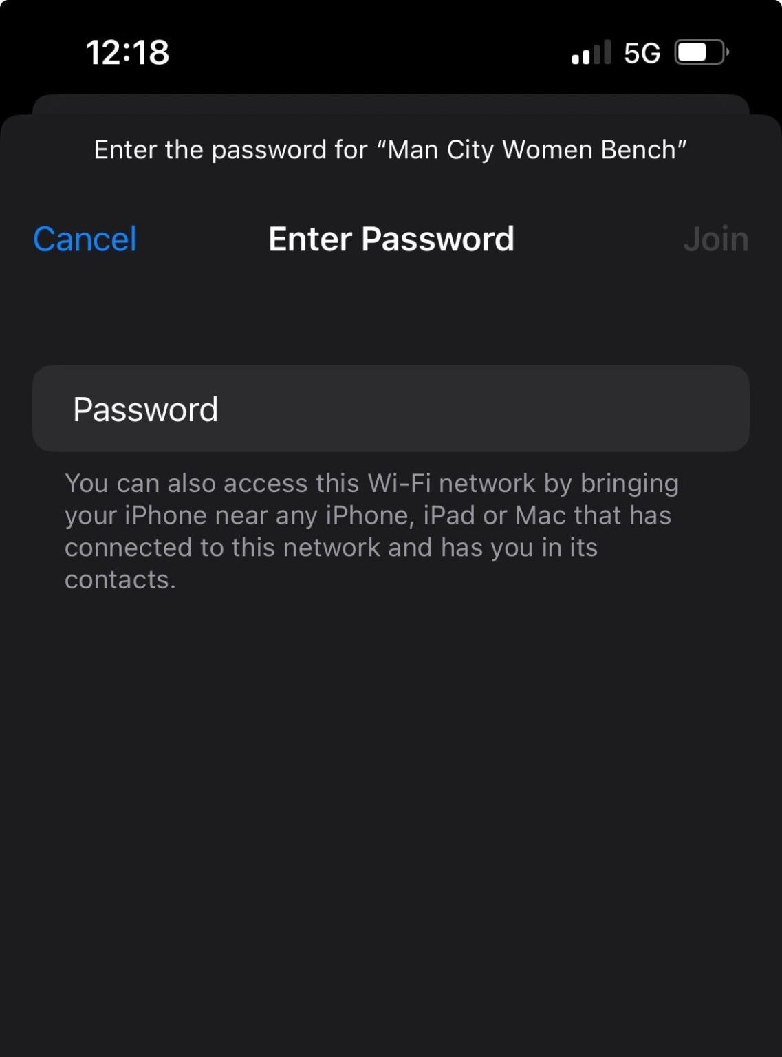Any guesses for Man City bench wifi? I tried CheatingScum115 and OilMoney£££ but no joy so far
