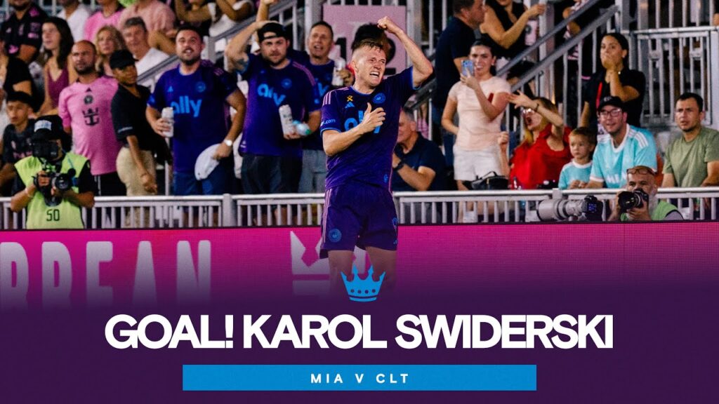 GOAL! Karol Swiderski With The Touch | Inter Miami CF vs Charlotte FC