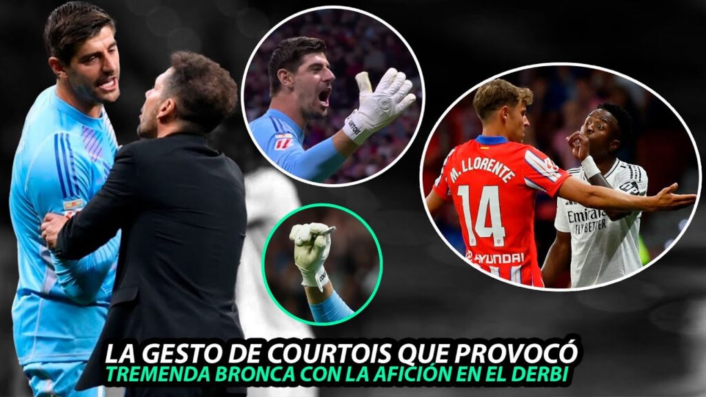 Así FUE la PROVOCACIÓN de COURTOIS y la TREMENDA BRONCA con la AFICIÓN del ATLÉTICO de MADRID