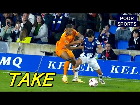 エンバペを本気にさせた電撃的な久保建英 レアル・マドリー戦タッチ集 Kubo TAKEfusa 2024/09/14