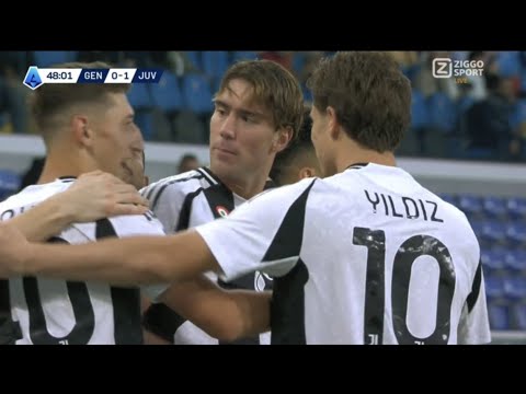 Gol di Dusan Vlahovic, Genoa-Juventus (0-3) Tutti i gol e gli highlights dettagliati