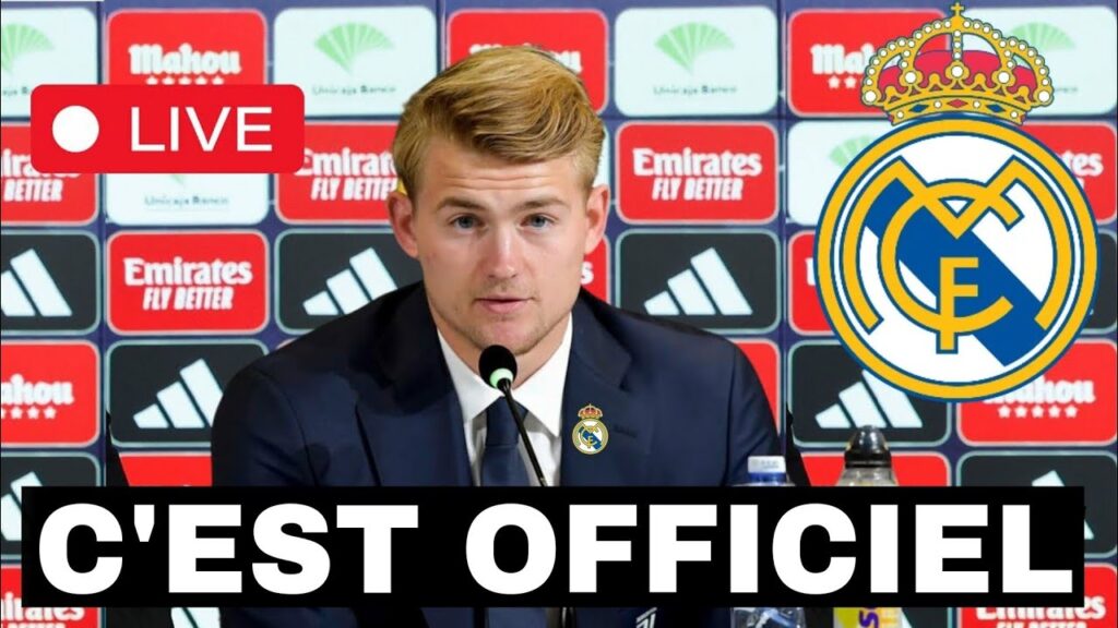 C'EST CONFIRMÉ ! 😱 Matthijs de Ligt EST UN NOUVEAU JOUEUR DU REAL MADRID ! 💥TRANSFERT OFFICIEL !