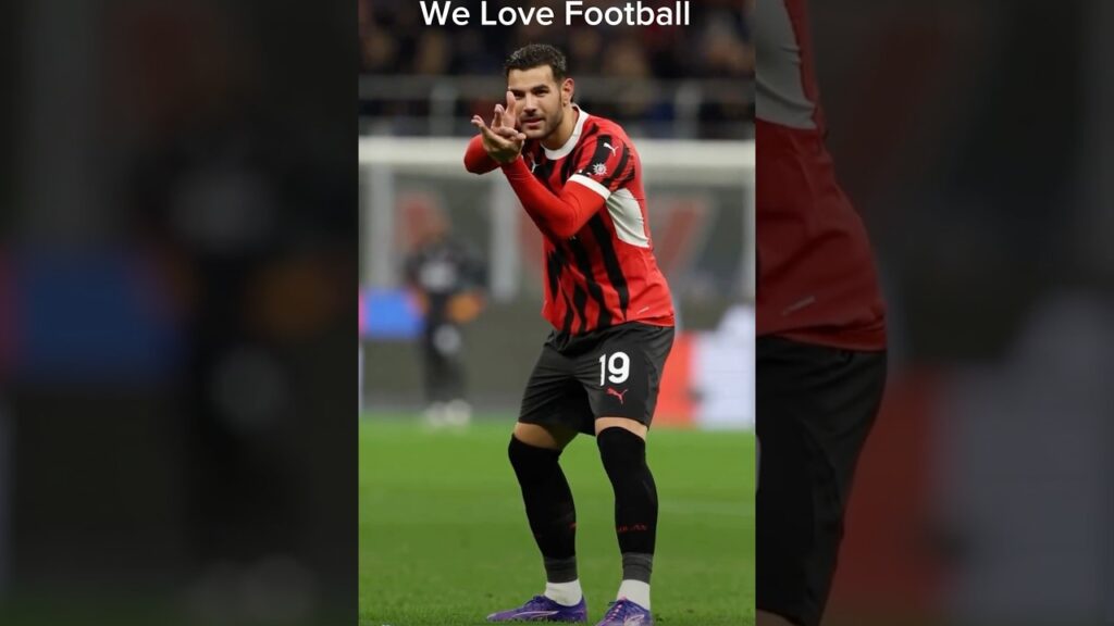 Theo Hernandez Bang #acmilan #lecce #football #shoot #seriaa