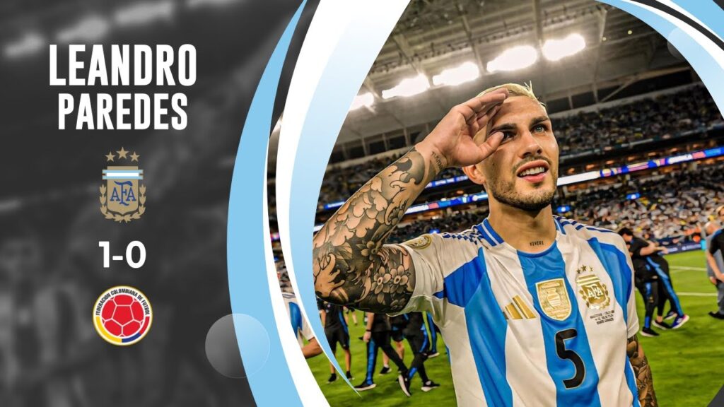 Análisis: Leandro Paredes VS Colombia - Argentina campeona de América - Gioca Meglio