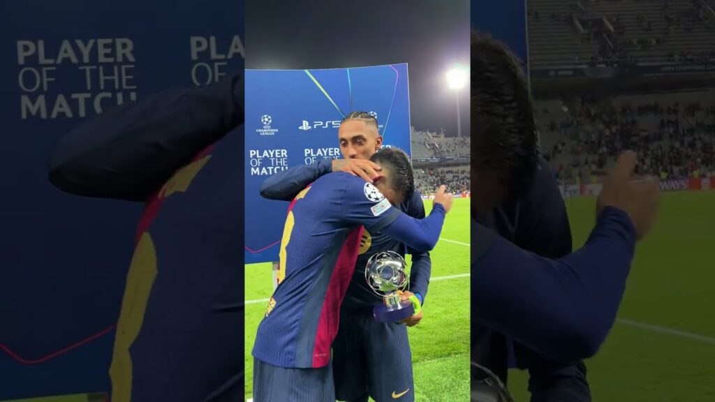 ✨MVP✨ #fcbarcelona #shorts #championsleague #raphinha