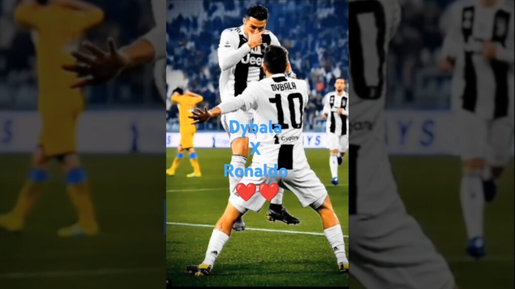 WHEN RONALDO AND DYBALA EXCHANGE THEIR CELEBRATION#shorts#ronaldo#dybala#viralvideo#trending