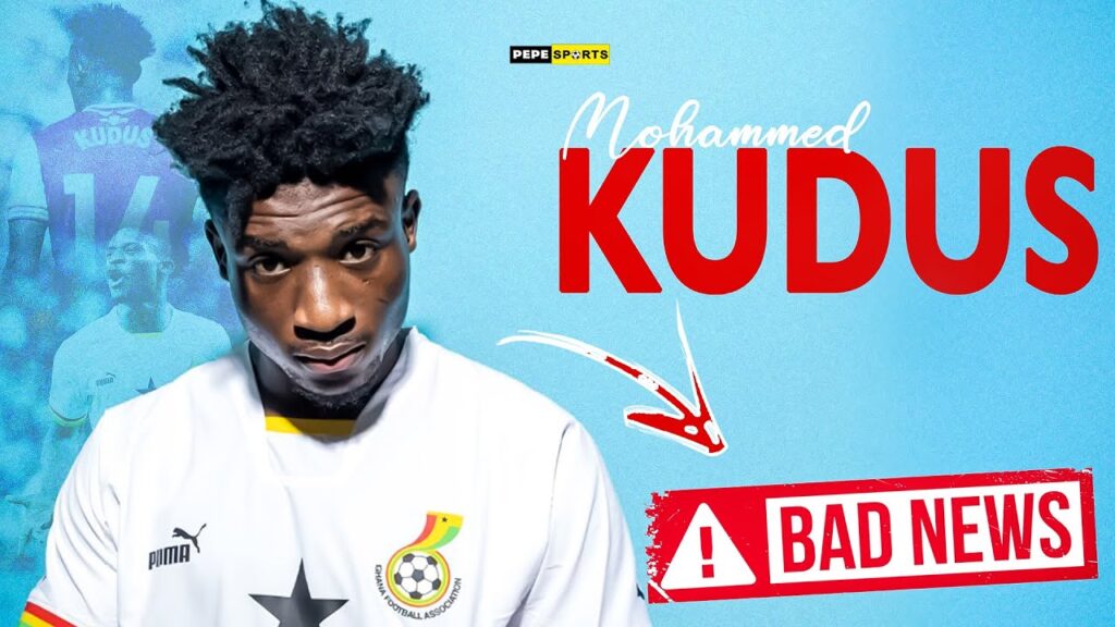 B@D NEWS😭 BLACK STARS 🇬🇭 STAR BOY KUDUS MOHAMMED IS SUFFERING FROM POOR TACTICS OF WESTHAM COACH