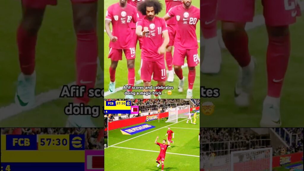 Afif's Card Magic Celebration ✨ | Qatar vs Jordan Penalty Kick Highlights