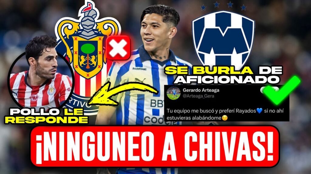 🚨Noticias Chivas ¡Arteaga NINGUNEA a Chivas! y se Burla de afición Pollo Briseño le RESPONDE 🚨Noticias Chivas ¡Arteaga NINGUNEA a Chivas! y se Burla de afición Pollo Briseño le RESPONDE