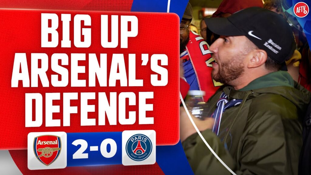 PSG Fan Bigs Up Arsenal’s Defence! (Parisian Londoner) | Arsenal 2-0 PSG