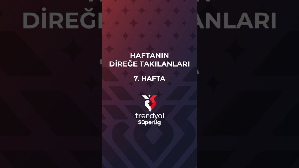 ⛔️ Trendyol Süper Lig 7. Hafta maçlarında direğe takılan pozisyonlar.