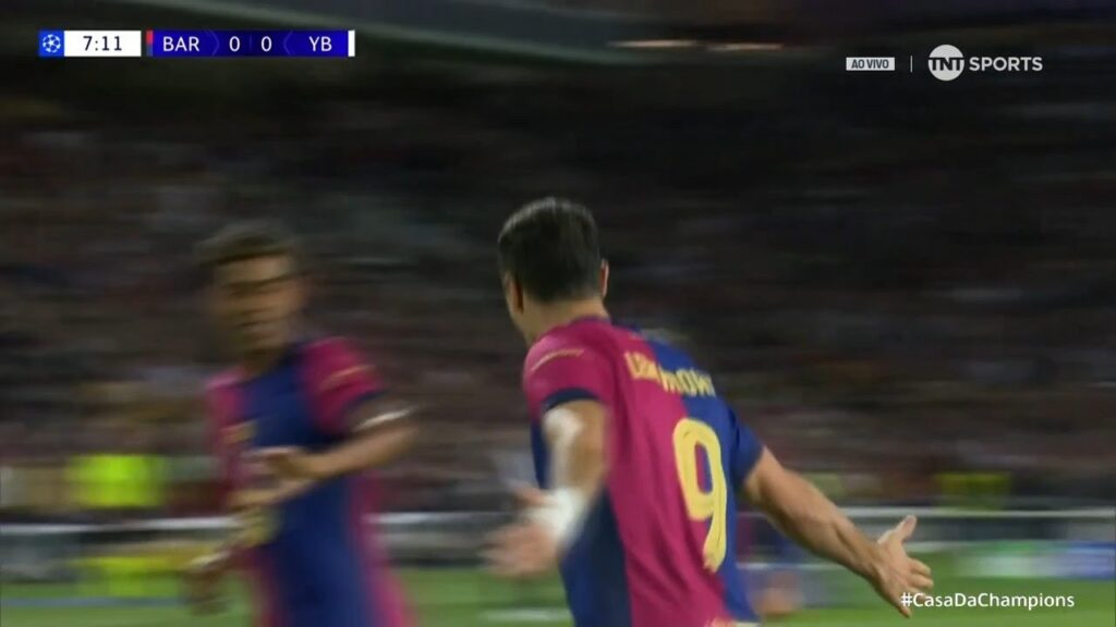 Robert Lewandowski Goal | Barcelona vs Young Boys 1-0 Highlights | UEFA Champions League 2024