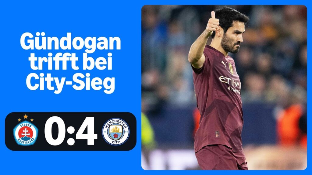 Slovan Bratislava 0:4 Manchester City | Highlights - UEFA Champions League