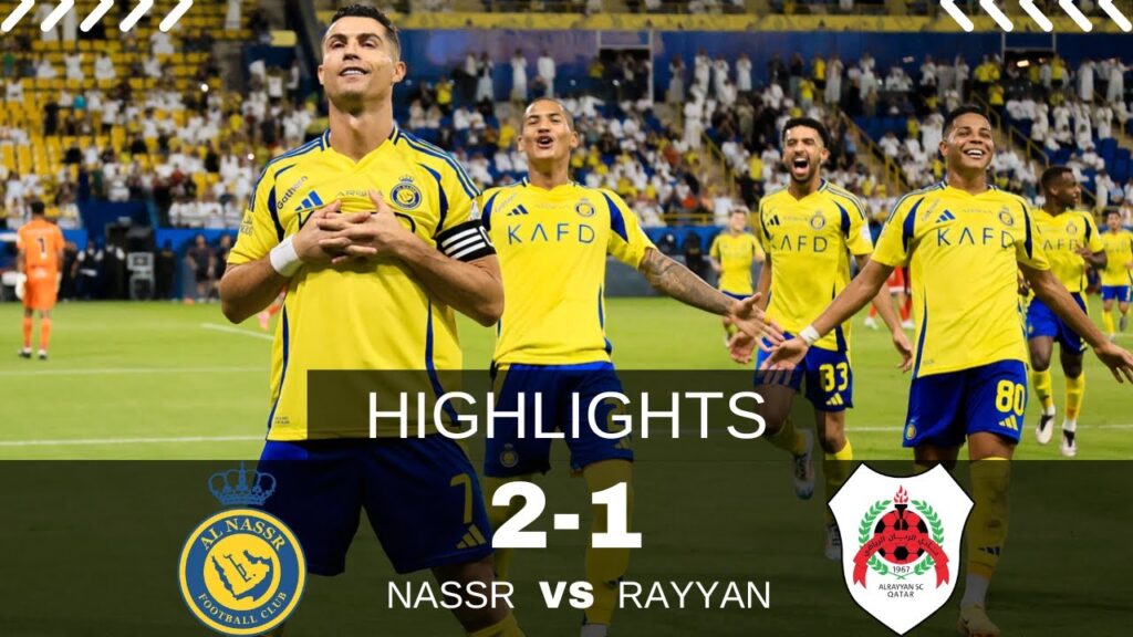 Al-Nassr Edges Al-Rayyan 2-1! ⚽ AFC Champions League Elite 2024 Thriller | Full Highlights & Goals