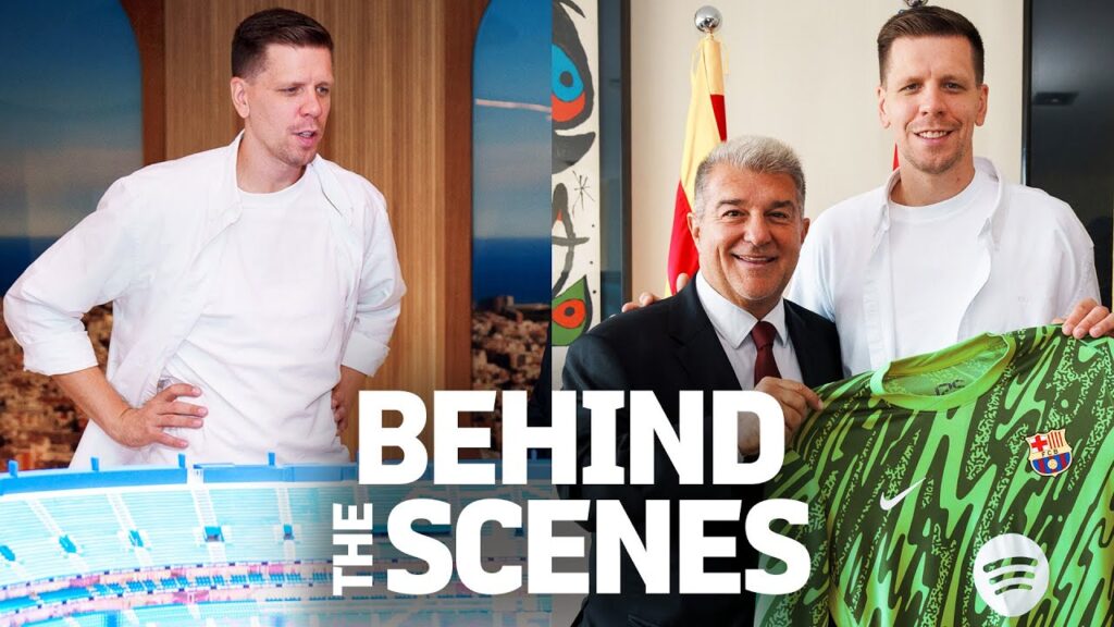 WOJCIECH SZCZESNY: HIS FIRST DAY AT FC BARCELONA 🔵🔴