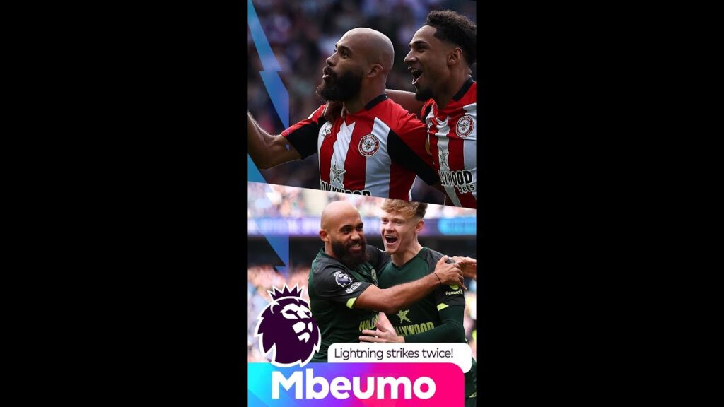 Bryan Mbeumo scores near identical volleys in the first minute, just seven days apart!