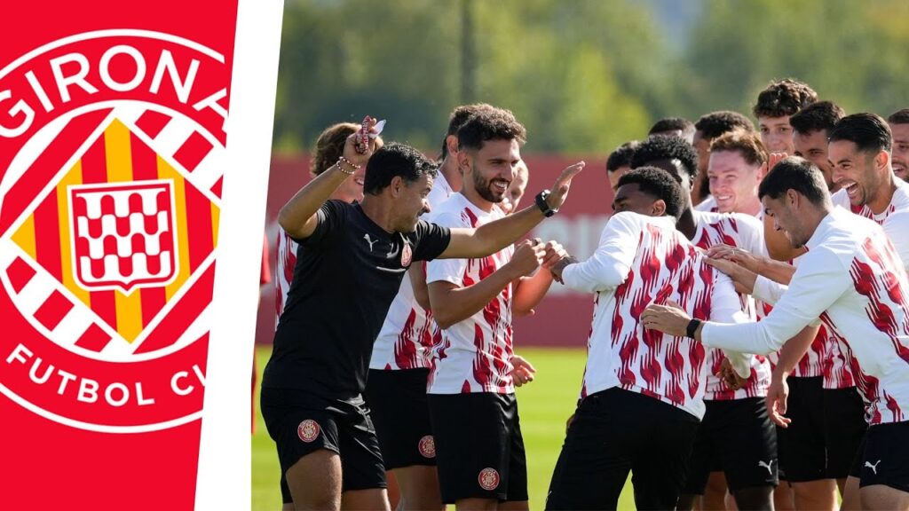 GIRONA | ENTRENAMIENTO de los de MÍCHEL antes del partido contra el FEYENOORD | CHAMPIONS LEAGUE