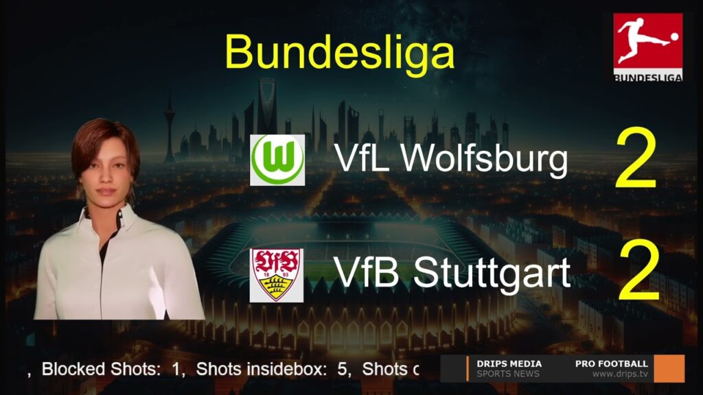 BUNDESLIGA VfL Wolfsburg vs VfB Stuttgart english