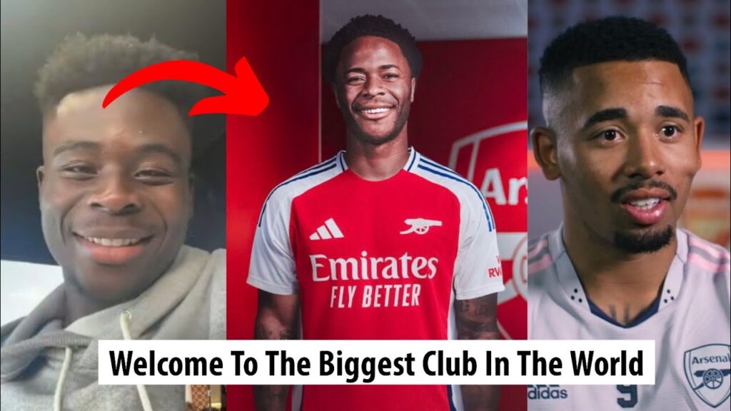 REACTIONS RAHEEM STERLING TO ARSENAL