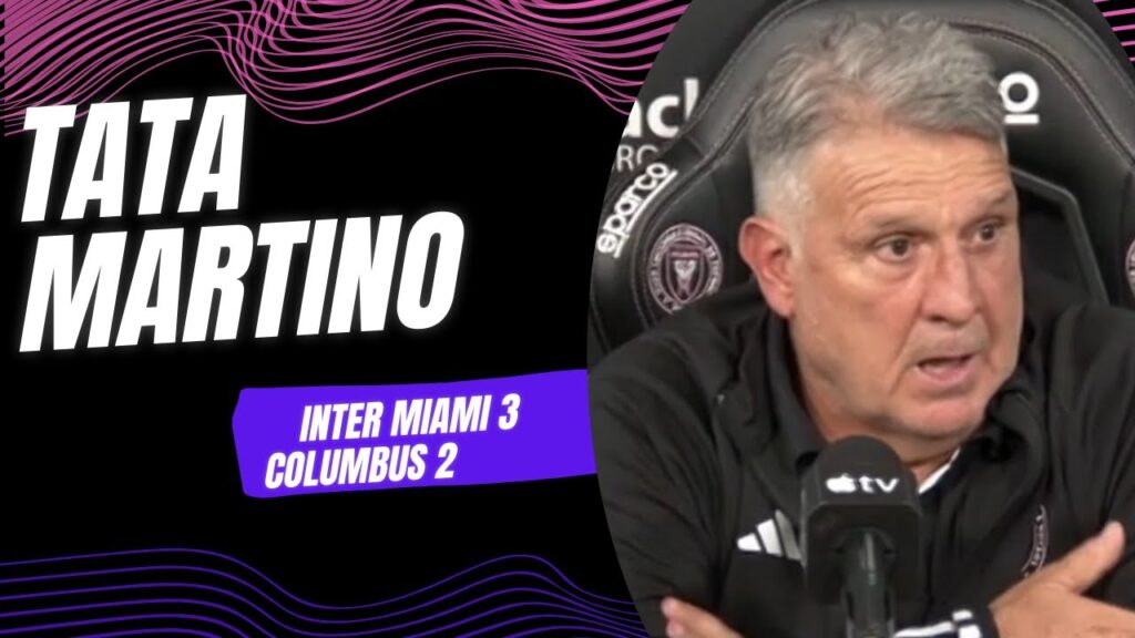 INTER MIAMI 3-2 COLUMBUS CREW TATA MARTINO Conferencia Post Partido