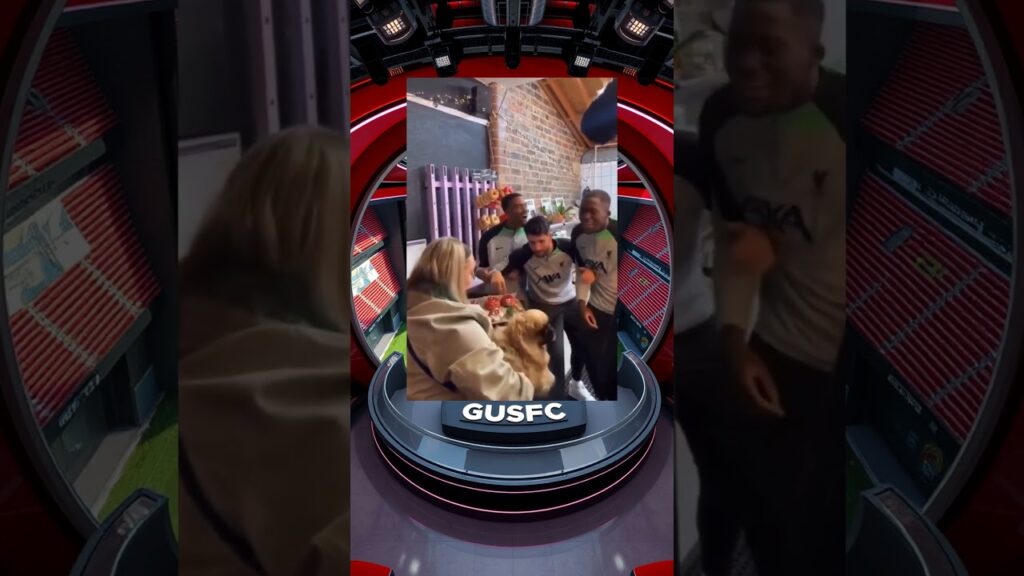 Liverpool players Ibrahima Konaté, Ryan Gravenberch, and Dominik Szoboszlai's muffin saga continues!