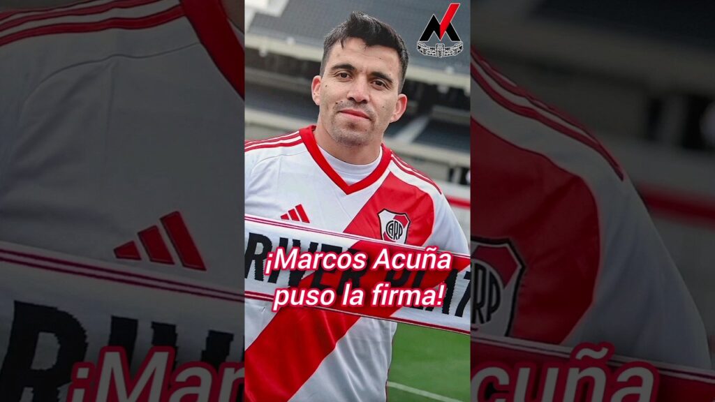 ¡Marcos Acuña puso la firma y es nuevo jugador de River! ✍️