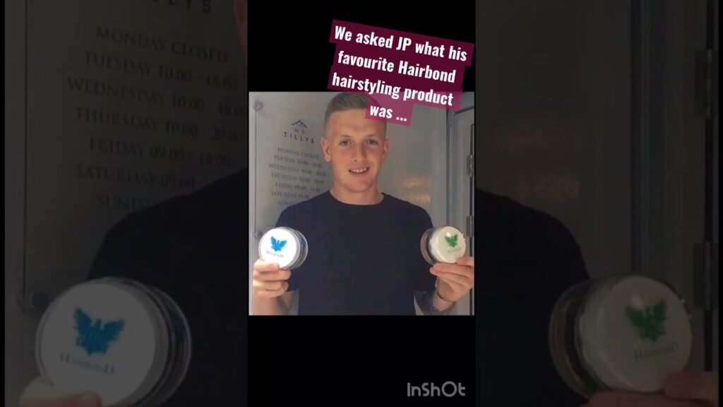 Jordan Pickford favourite men’s hairstyling pomade - @HAIRBONDDOTCOM #goalkeeper #gkshorts #shorts