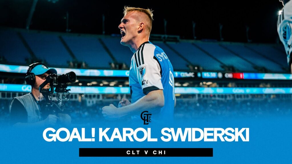GOAL! Karol Swiderski's First Half Brace | Charlotte FC vs Chicago Fire