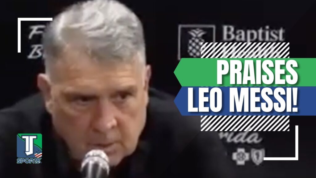 Gerardo Martino PRAISES Lionel Messi after his TWO GOALS to GIVE Inter Miami the Supporters' Shield