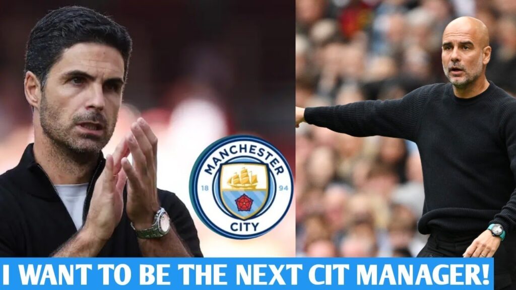 🚨Attention City fans!Mikel Arteta is set to  replace Pep Guardiola at Man City.