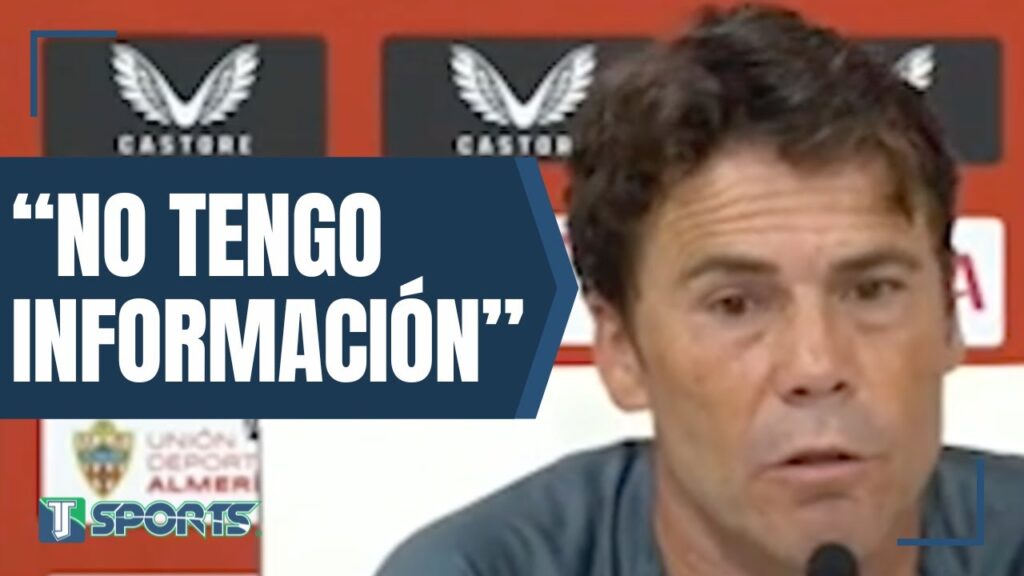 Rubi, DT de Almería CUENTA LA VERDAD sobre la SALIDA de César Montes a Rusia