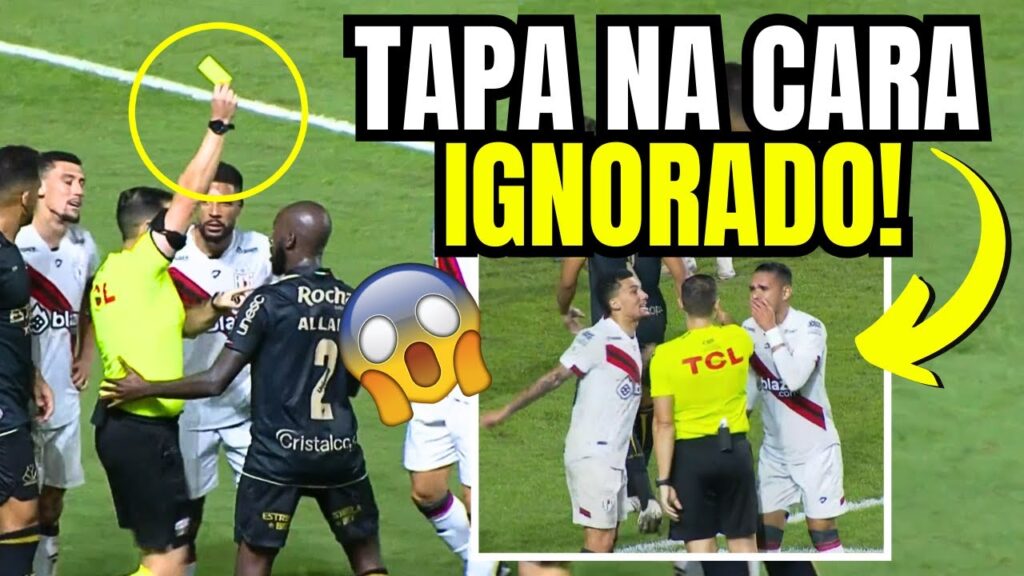 🚨 VERGONHA NA ARBITRAGEM! ALANO NÃO É EXPULSO APÓS TAPÃO EM JOEL CAMPBELL NO VAR 😱