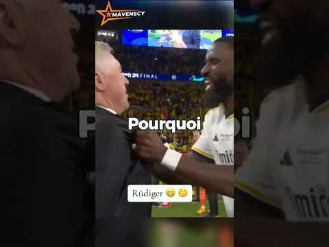 Quand Ancelotti Veut Apprendre à Célébrer comme Rüdiger ! 🏆🔥 #football #shorts