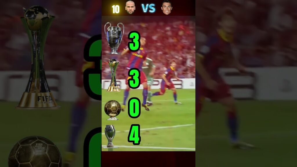 Dani Alves VS Cristiano Ronaldo #shorts #football #soccer #danialves #ronaldo