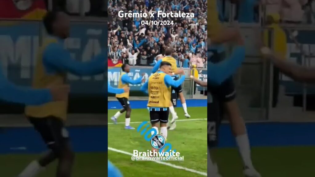 Gol de Martin Braithwaite  -  Grêmio x Fortaleza - 04/10/2024 #shorts #Grêmio #braithwaite