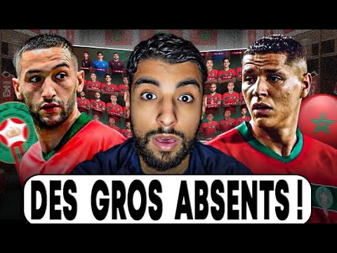 Ziyech et Harit sont ABSENTS de la liste du Maroc ! | Liste Regragui