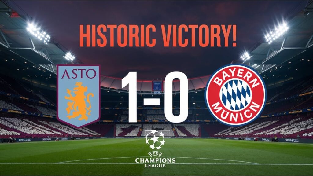 Aston Villa vs Bayern Munchen EPIC Champions League Match! Goals & Highlights Aston Villa vs Bayern Munchen EPIC Champions League Match! Goals & Highlights