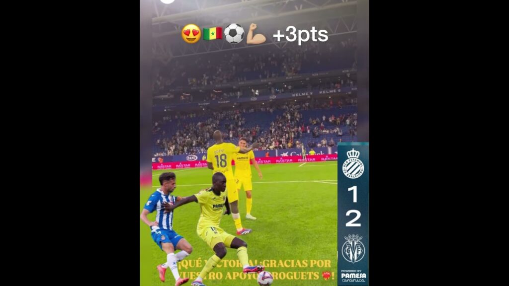 Villareal de Pape gueye 4em place de la Liga 💪🏼😍⚽️🔥🇸🇳#liga #papegueye #football