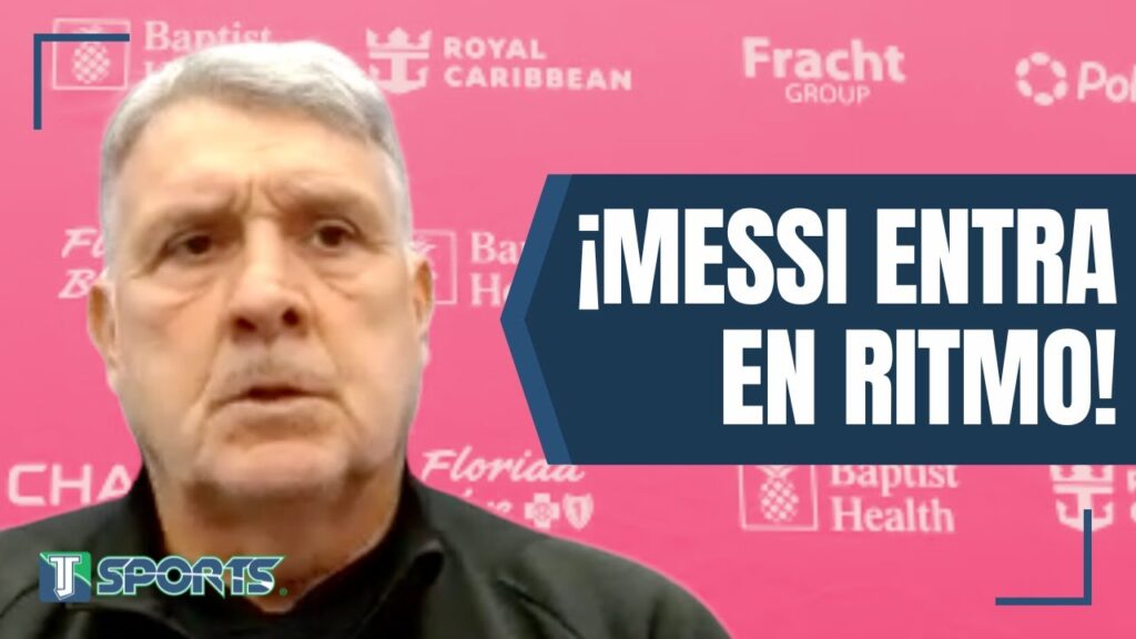 Gerardo Martino HABLA sobre el PLAN que tiene para Lionel Messi y el Inter de Miami