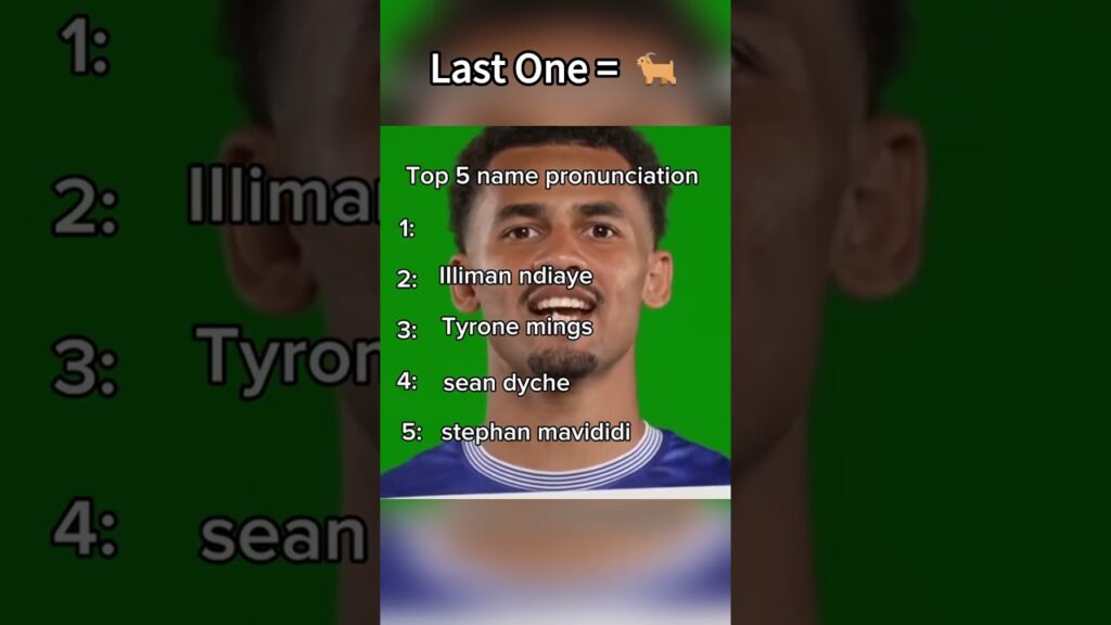 Top 5 Premier League Name Pronunciation  #footballmemes #premierleague