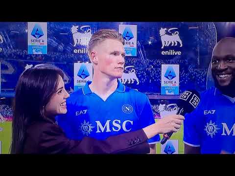 Romelu Lukaku e McTominay intervista post Napoli-Como(3-1)"Nel 2º tempo abbiamo fatto la differenza"
