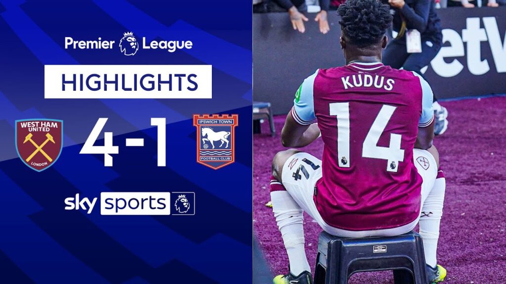 Hammers dismantle the Tractor Boys ⚒️ | West Ham 4-1 Ipswich | Premier League Highlights
