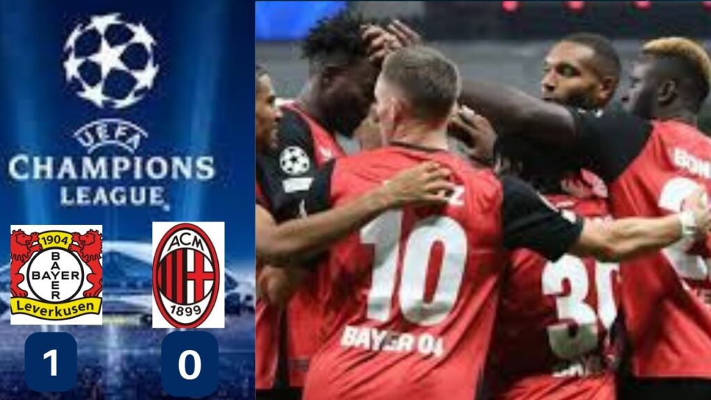 Leverkusen vs Milan: Nigeria striker Boniface Secures 1-0 Win| UEFA Champions League 2024 Highlights