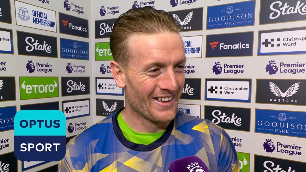 JORDAN PICKFORD: 'Just get in the way of the ball! That's what I learned' 🧤