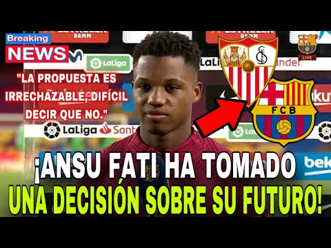 🚨ANSU FATI TOMÓ A TODOS EN EL BARCELONA POR SORPRESA | SE MARCHA AL SEVILLA | ES OFICIAL