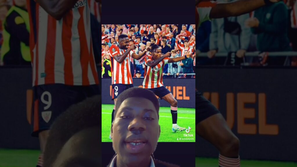 Inaki williams scores for athletic club #shorts #athleticclub #shortvideo #europaleague